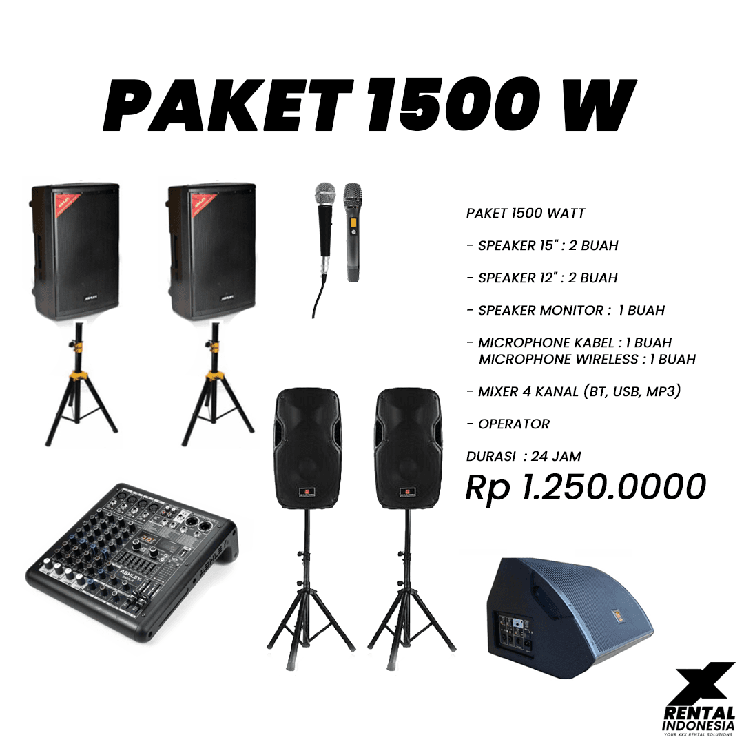 Paket Sound System 1500W