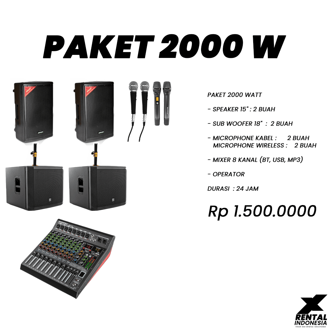 Paket Sound System 2000W