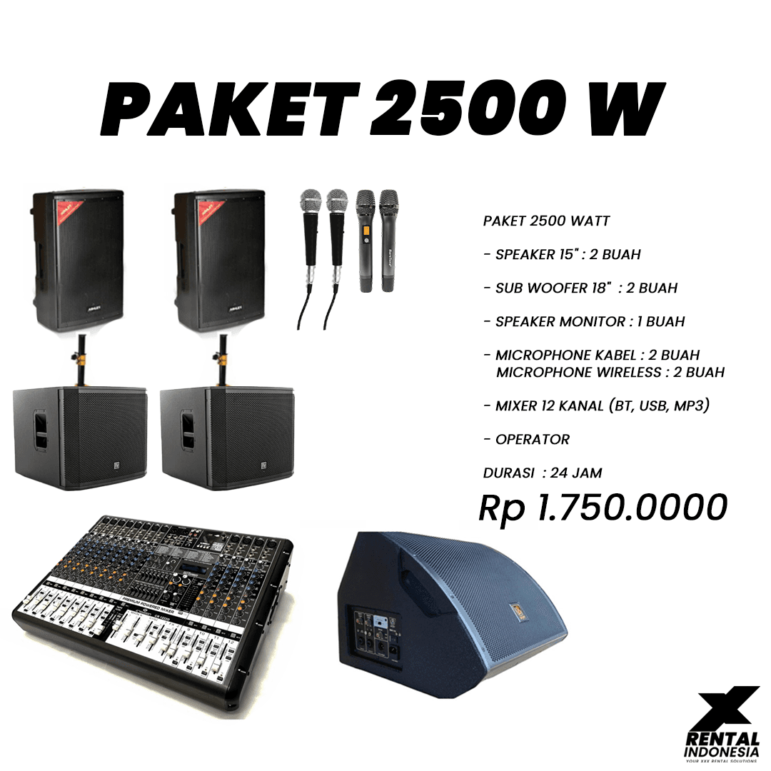 Paket Sound System 2500W